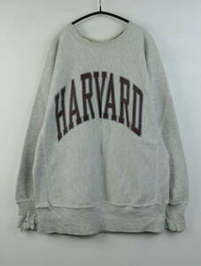 B855/Champion/ Champion /90S/HARVARD/ Haba do/ Rebirth we b/Reverse Weave/ sweatshirt /M size 