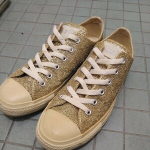  Converse ANTEPRIMA all Star 25cm gold Gold us6.5