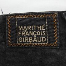 MARITHE + FRANCOIS GIRBAUD　シャトルパンツ ハーフパンツ バギーショーツ 黒 Lサイズ相当 ブラックデニム 90s ダボパン ストリート_画像9