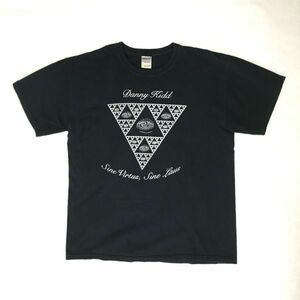 US古着 GILDAN 黒 Tシャツ イラストプリント　ブラック ビッグシルエット ビッグサイズ メンズ レディース ユニセックス L