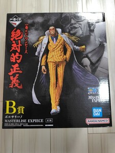 《新品》B賞 ボルサリーノ 一番くじ ワンピース 絶対的正義 MASTERLISE EXPIECE フィギュア ONEPIECE 海軍 黄猿 マスタライズ １番くじ