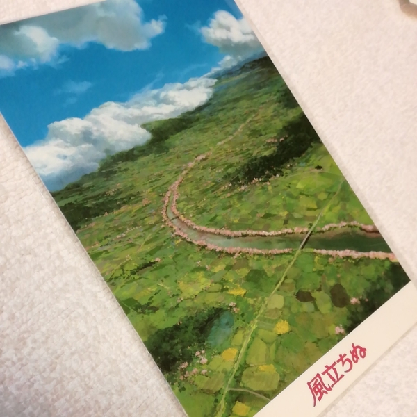 【限定】風立ちぬ.ポストカード.原画展 スタジオジブリ ジブリカード 宮崎駿監督作品 平成最後の長編アニメ映画 ジブリポストカードb