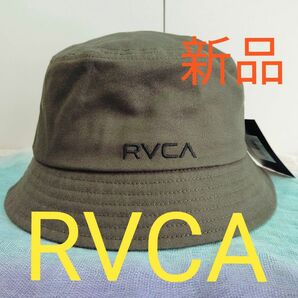【新品 RVCA】ルーカ シンプルロゴ コットンバケットハットBE041930