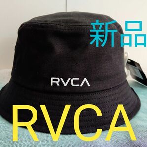 【新品 RVCA】ルーカ シンプルロゴ コットンバケットハットBE041930