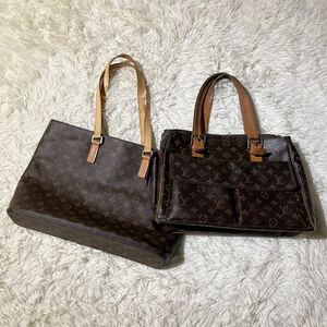 まとめ！LOUIS VUITTON ルイヴィトン ルコ ミュルティプリシテ モノグラム ハンドバッグ トートバッグ 廃盤品 レザー 2点 M51155 M51162