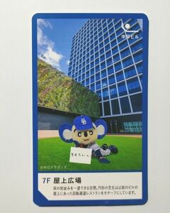 ドアラカード 中日ドラゴンズ マスコット 中日ビル オープン記念 限定 ノベルティグッズ