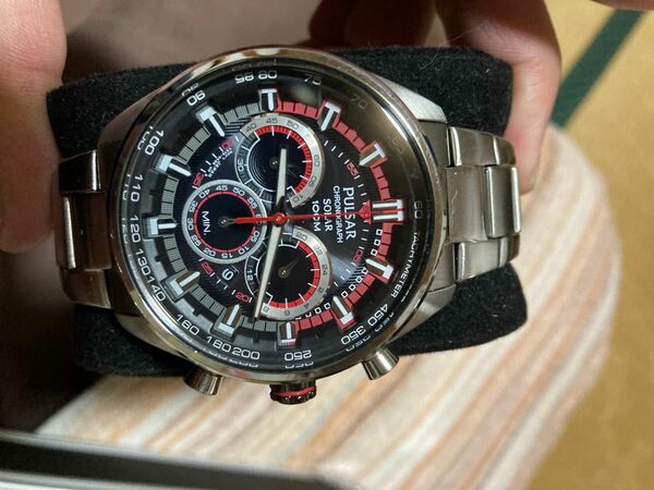 SEIKO パルサー　二つセット　腕時計 クロノグラフ デイト