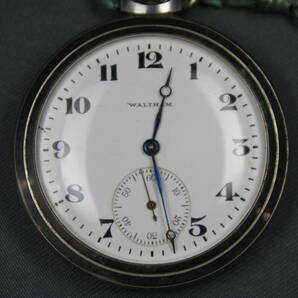 稼働品 WALTHAM ウォルサム 懐中時計 アンティーク レトロ 手巻き ゼンマイ式の画像1