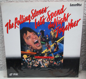 ●LD。レーザーディスク。Rolling Stones .&#34;Let's Spend The Night Together&#34;