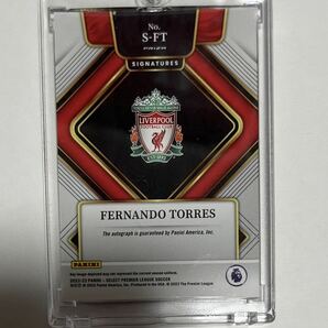 PANINI SELECT PREMIER LEAGUE SOCCER フェルナンド・トーレス リバプール リヴァプール Liverpool 直筆サインカード の画像2