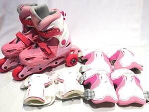 #11355# beautiful goods #EASY INLINE Easy in line M size pink inline skates protector attaching supporter 