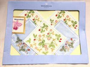 #11360# unused #WEDGWOOD Coaster Wedge wood strawberry strawberry 5 sheets entering cutlery 