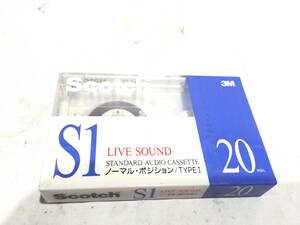 ■11436■未使用■Scotch S1 20 LIVE SOUND ノーマル カセットテープ 