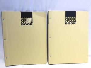 ■11492■2冊セット SCRAP BOOK KOKUYO ラ-40N スクラップブック コクヨ 収集 資料 ファイル 