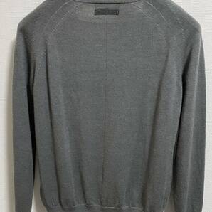 定価49,500円DIESELBLACKGOLDディーゼルブラックゴールドLANA WOOL100% ニットカーディガンSグレー joggKROOLEYprojectグレンマーティンスの画像8