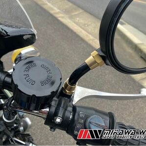 Z2 ミラー 真鍮 デコレーション ナット デコナット 左右1台分 4個 Z1 Z750FX KZ900 KZ1000 Z400