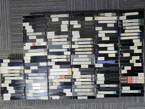 VHS ビデオテープ 137本 使用済み 大量 まとめ売り まとめて 昭和 レトロ 録画済み (180)