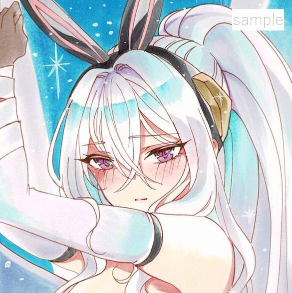 Hand-drawn illustration Azur Lane Kearsarge (Bunny), comics, anime goods, hand drawn illustration