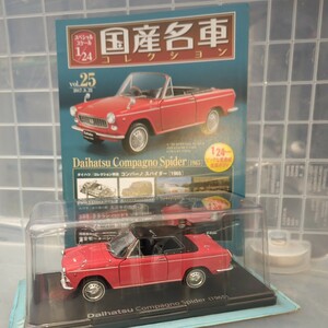 外箱一部傷み 1/24 国産名車コレクション ダイハツ コンパーノ スパイダー （1965） 240001020891