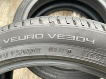 バリ山！DUNLOP VEURO VE304 225/45R18 2本 2021年 51週_画像6