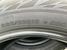 バリ山！美品！B.S BLIZZAK VRX2 225/55R18 4本 2018年 33週_画像7