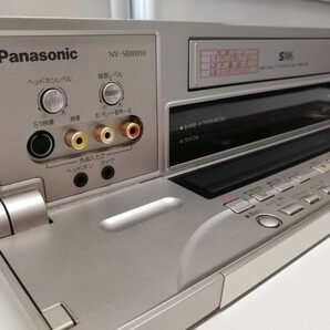 Panasonic パナソニック S-VHS ビデオデッキ NV-SB800W S-VHSビデオデッキ ジャンク扱中古品の画像3