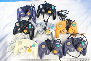 J3468★★同梱不可★★GC ゲームキューブ コントローラー 8個 まとめ 動作確認済