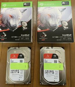 Seagate IronWolf 3.5インチ 4TB×2