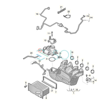 VW ビートル(5C1 5C2) ゴルフトゥーラン(5T1) ゴルフ6(517) ゴルフ7(5G1 BQ1 BE1 BE2 BA5 BV5) スロットルボディ 03F133062B 出荷締切18時_画像4