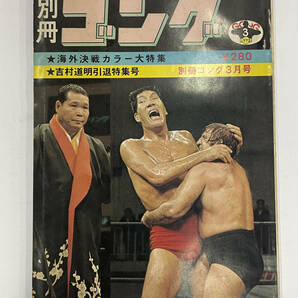  「別冊ゴング 昭和48年」1973年3月号 R木村 大磯武 ルー・アルバノ ムーンドッグ・メインの画像1