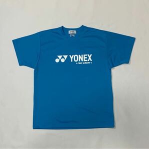 YONEX ヨネックス // VERYCOOL 半袖 ロゴマークプリント ドライ Tシャツ (ライトブルー系) サイズ Mの画像1