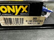 絶版 オニクス ２台セット 1/43 282 ウイリアムズ FW18 96 フランスGP X309 FW19 97 イギリスGP ジャック　ビルヌーブ_画像9