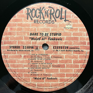 "Weird Al" Yankovic / Dare To Be Stupid [Rock 'N' Roll Records C25Y0129] 国内盤 日本盤 帯付 レンタルレコードの画像5