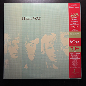 Free フリー / Highway ハイウェイ [Island Records 20SI-228] 国内盤 日本盤 帯付 リイシュー盤