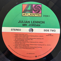 Julian Lennon / Mr. Jordan [Atlantic 81928-1] US盤_画像6