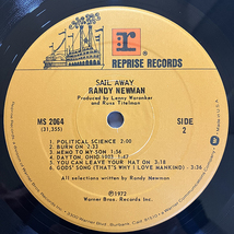 Randy Newman / Sail Away [Reprise Records MS 2064] US盤 リイシュー盤_画像6