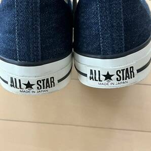 CONVERSE ALLSTAR 岡山デニム made in Japan US10.5 インディゴ コンバース オールスター 美品の画像5