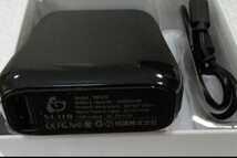 【NEW】モバイルバッテリー10000mAh 5V 2.0A 空調 対応バッテリー コンパク 2個セット！ ブラック&ホワイト 送料無料_画像9