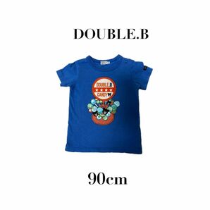 【DOUBLE.B ダブルビー　ミキハウス】半袖Tシャツ キャンディー　90cm