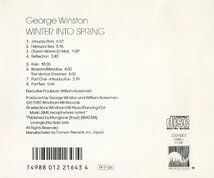 ジョージ・ウィンストン George Winston / ウィンター・イントゥ・スプリング Winter into Spring / 1986.07.21 / 1982年作品 / D32Y-5003_画像2