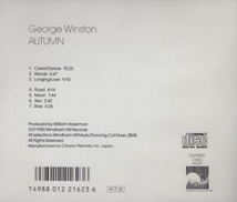 ジョージ・ウィンストン George Winston / オータム Autumn / 1986.07.21 / 1980年作品 / D32Y-5001_画像2