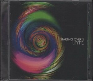 ★UNiTE ユナイト/STARTiNG OVER'S/1stアルバム/ミドルノート 他/全11曲/初回限定盤/CD+DVD(U&U's -starting over's-)