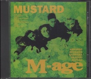 ★M-age/MUSTARD マスタード/1stフルアルバム/SILENT FEARS、WALK ON THE MOON(REMIX) 他/全10曲/1992年/VICL-268