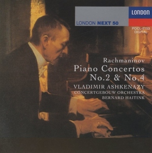 ラフマニノフ:ピアノ協奏曲第2番＆第4番 / アシュケナージ(p) / ハイティンク＆コンセルトヘボウ管 / 1984年録音 / LONDON / POCL-5153