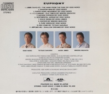 カシオペア CASIOPEA / ユーフォニー EUPHONY / 1988.04.25 / 13thアルバム / AURA / H33P-20241_画像2