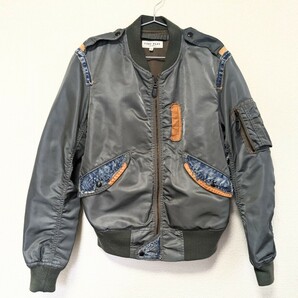 【送料無料】Avirex アビレックス タイプブルー フライトジャケット L-2 リメイク AVIREX TYPE BLUE FLIGHT JACKET L-2 REMAKE Mサイズの画像3