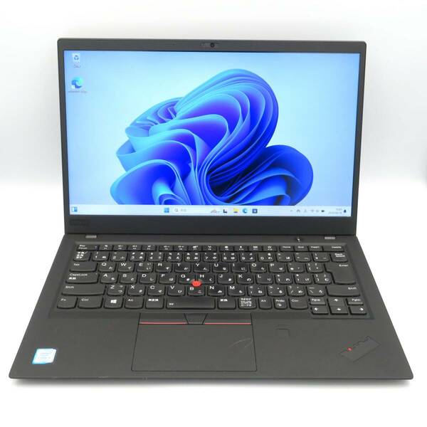 ノートパソコン在庫処分 Lenovo ThinkPad X1 Carbon Core i5-8250U メモリ8GB m.2 NVMeSSD128GB 認証済みOffice2021入り