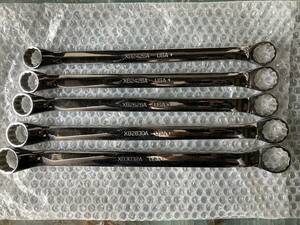 Snap-on Snap-on -inch size 10° offset glasses wrench 5 pcs set 3/4in.~1in.