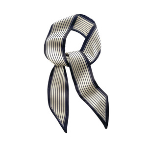 [BD-111] new goods silk manner neck scarf he accessory ribbon .. back scarf black 