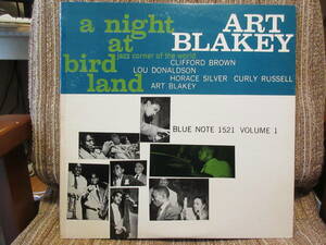 LP バードランドのアート・ブレイキー第1集 Art Blakey Quintet / A Night At Birdland Vol1 